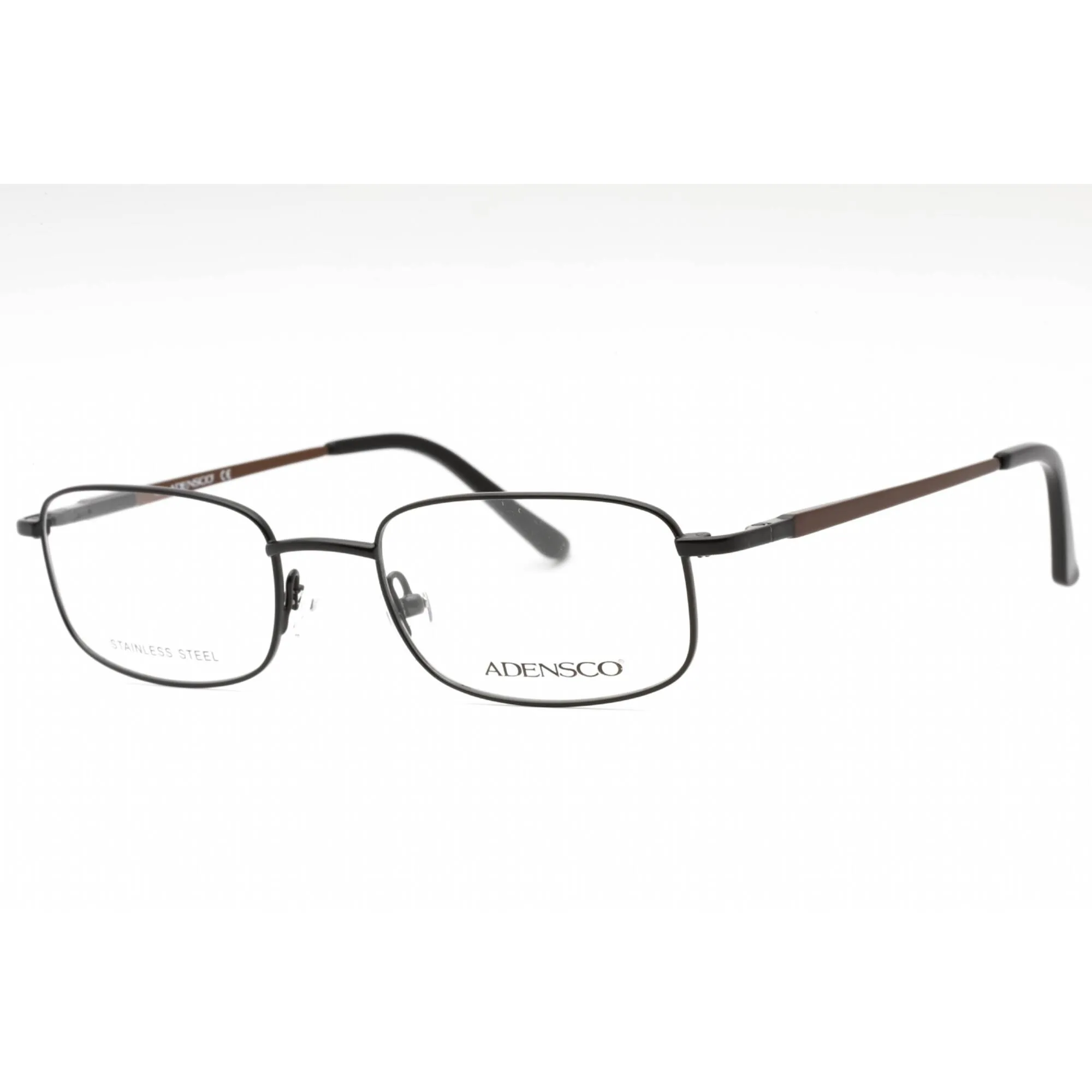 Adensco Men's Eyeglasses - Black Bronze Rectangular Full Rim Frame | Ashton 0DF3 00
