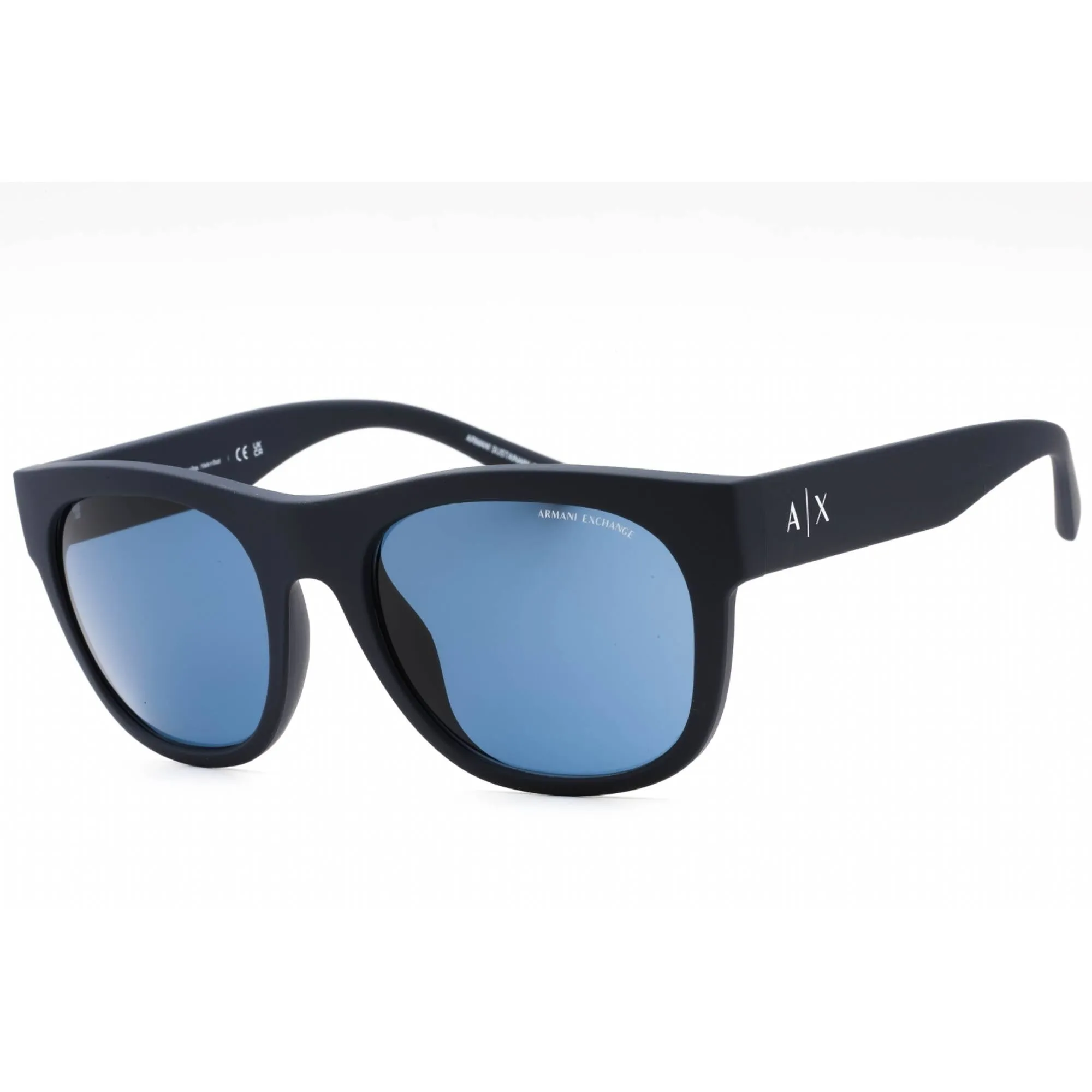 Armani Exchange Unisex Sunglasses - Matte Blue Pillow Full Rim | 0AX4128SU 812380