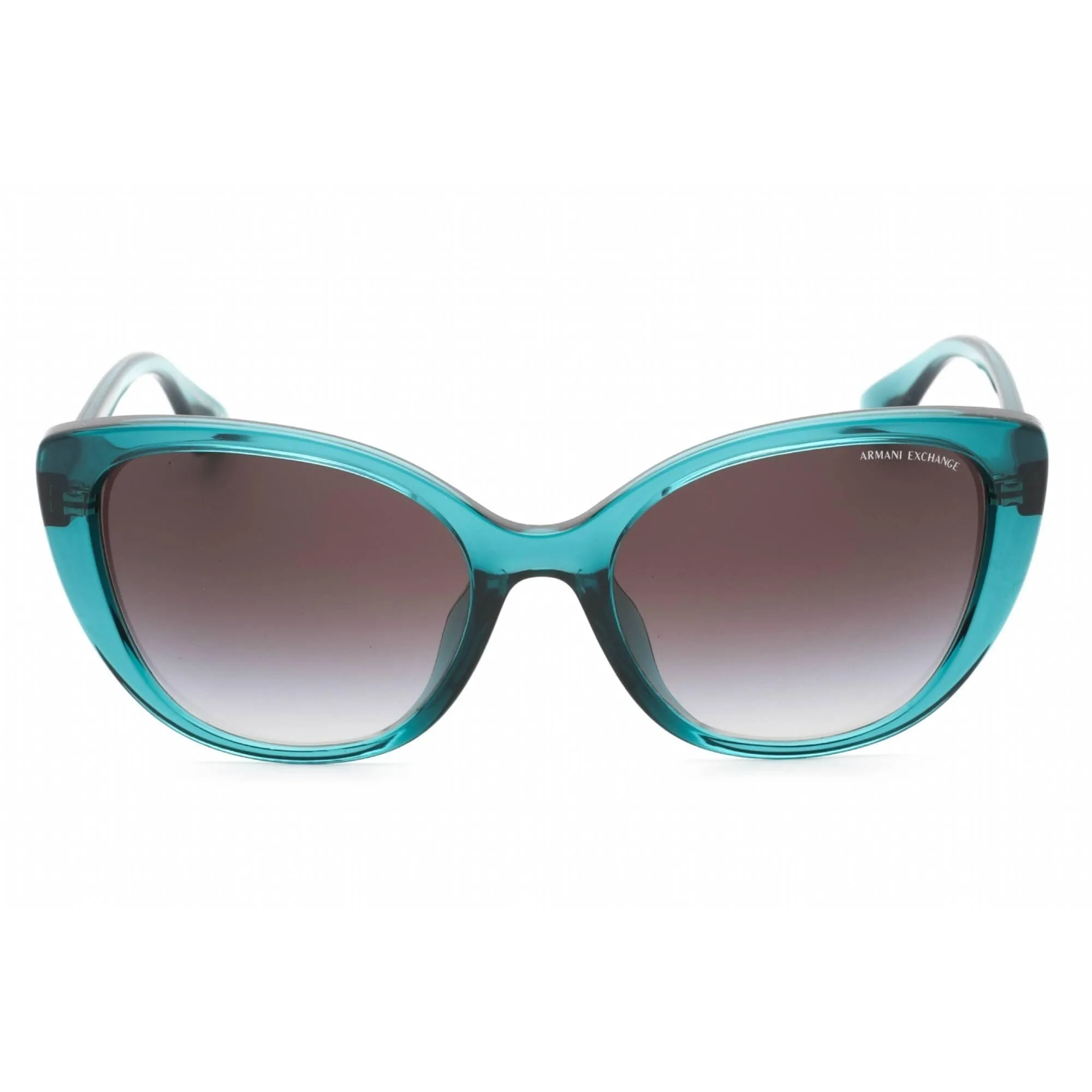 Armani Exchange Women's Sunglasses - Transparent Blue Cat Eye Frame | 0AX4111SU 82908G