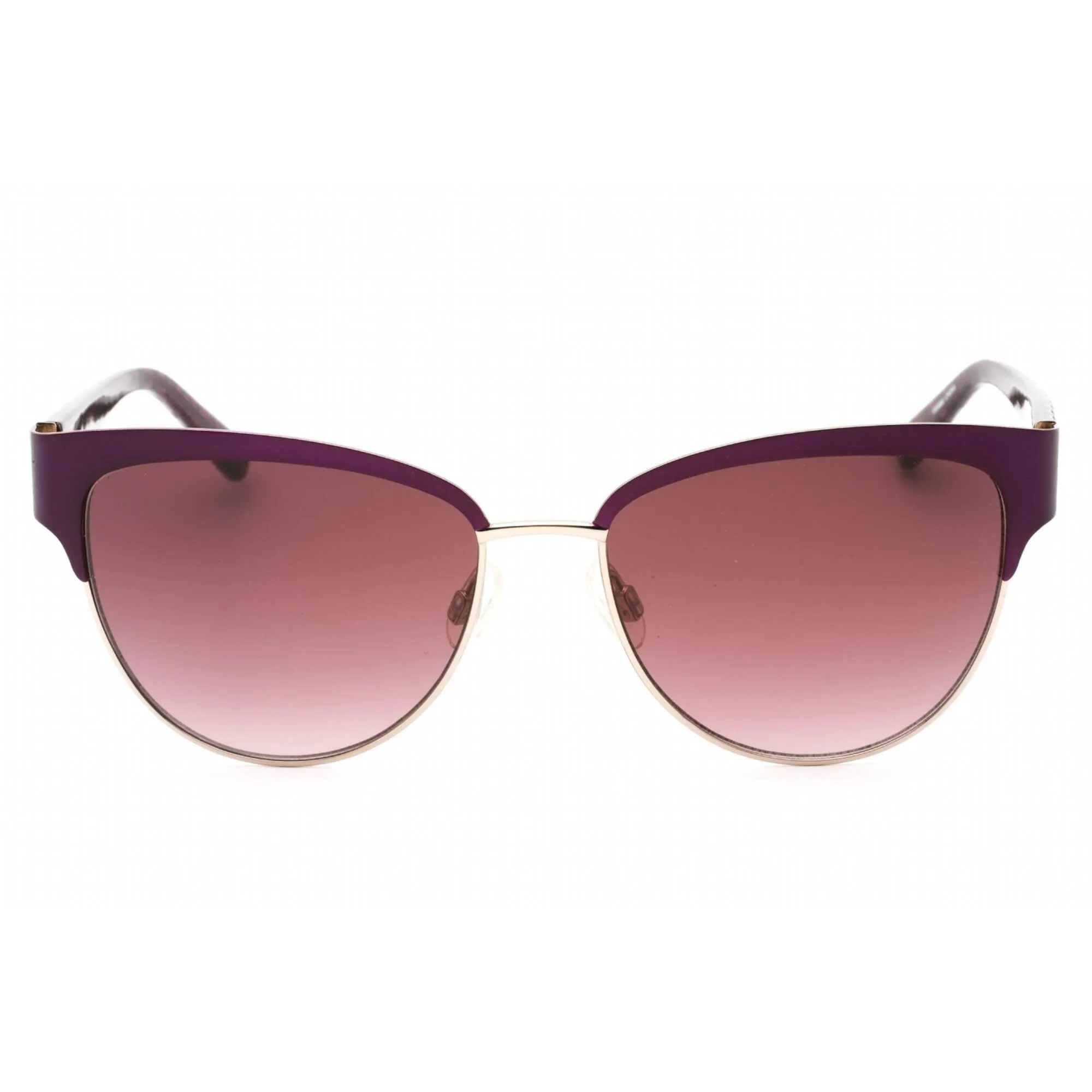 Bebe Women's Sunglasses - Plum Acetate Rectangular Adjustable Nose Pads | BB7208 710
