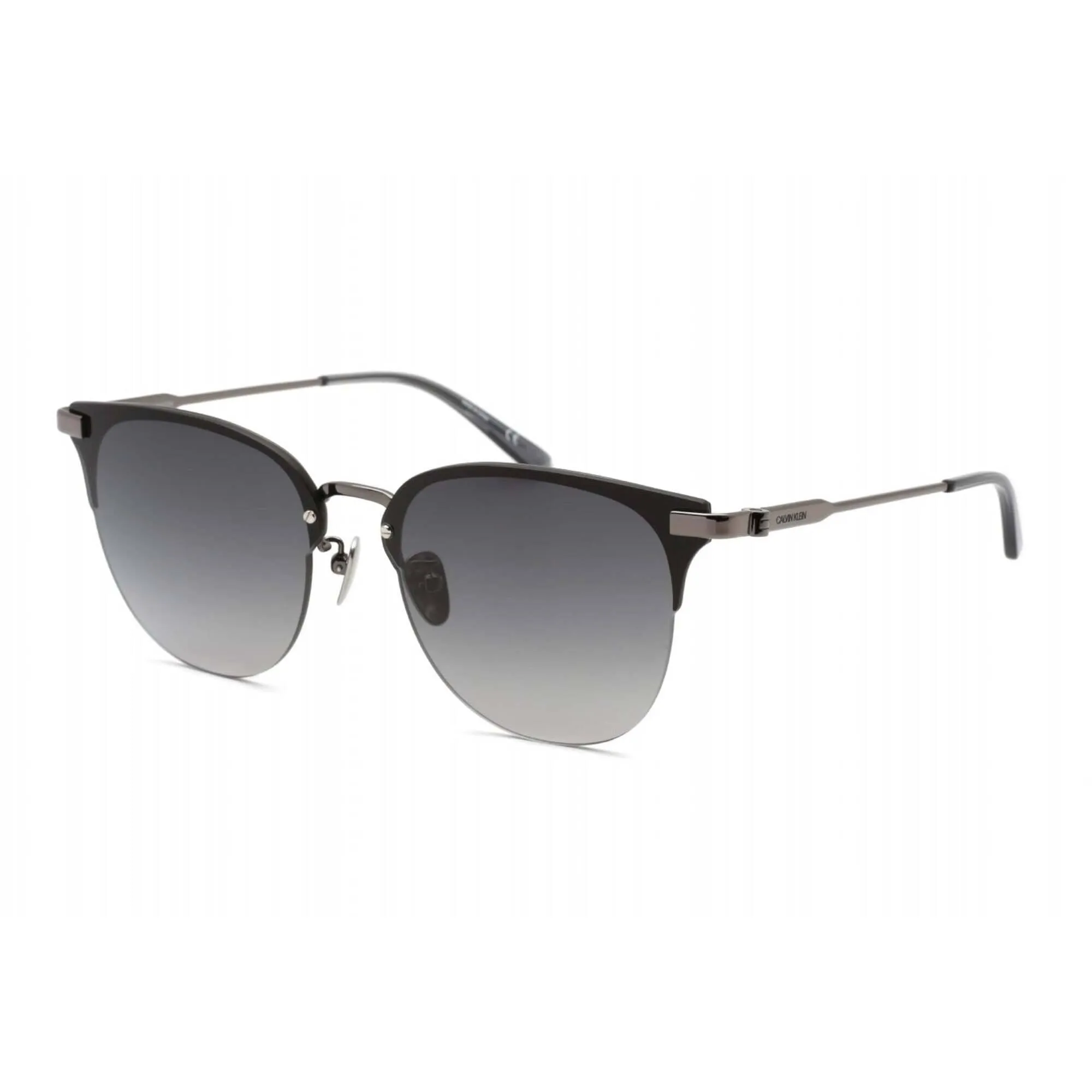 Calvin Klein Unisex Sunglasses - Dark Gun Cat Eye Frame | CALVIN KLEIN CK20113SK 009