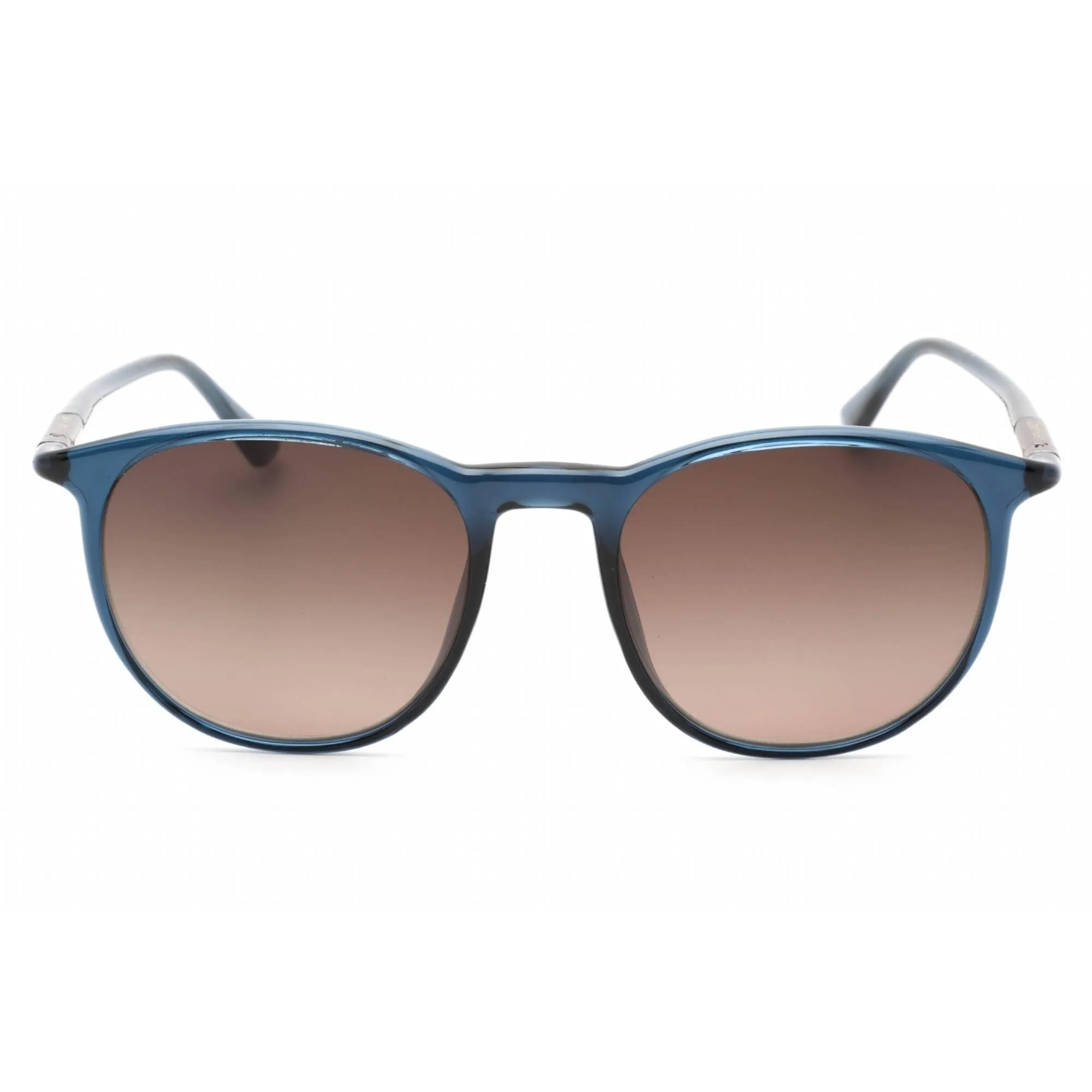 Calvin Klein Unisex Sunglasses - Full Rim Blue Plastic Round Frame | CK22537S 438
