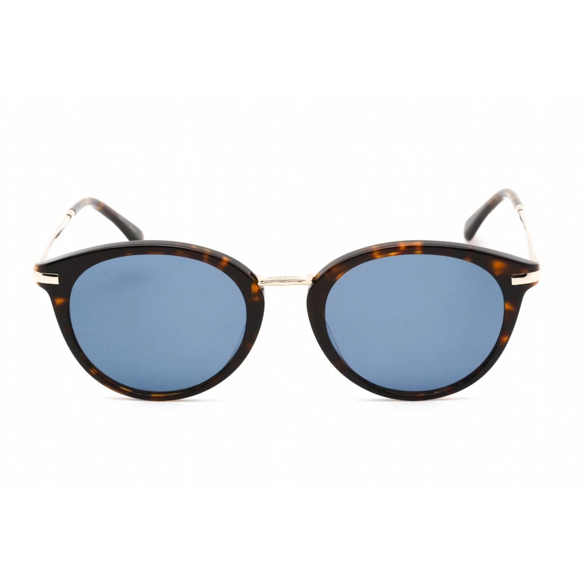 Calvin Klein Unisex Sunglasses - Full Rim Dark Tortoise Plastic Round | CK22513S 235