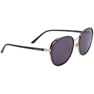 Calvin Klein Unisex Sunglasses - Gold Frame Grey Lens | CALVIN KLEIN CK20306SK 717