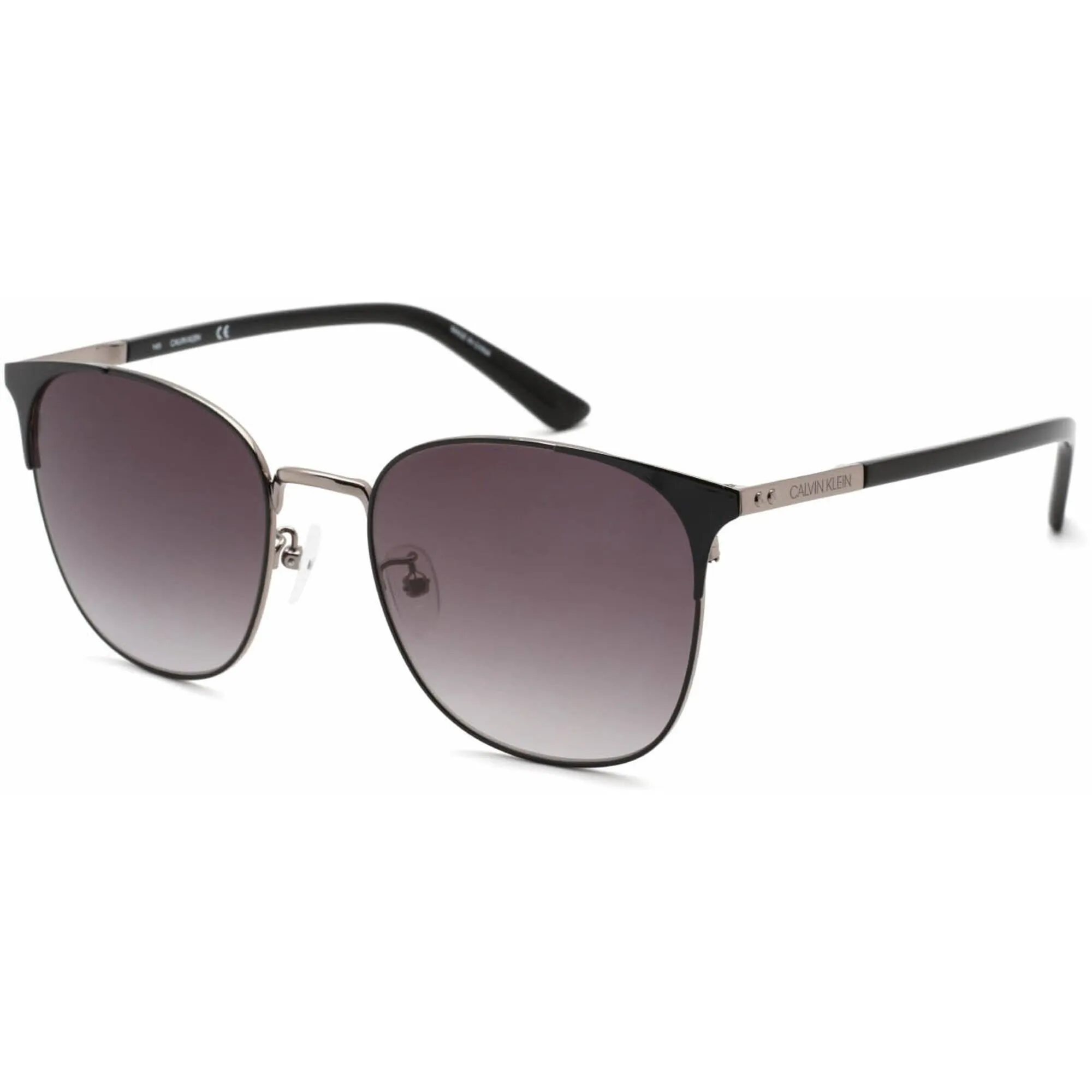 Calvin Klein Unisex Sunglasses - Gun Metal Cat Eye Frame | CALVIN KLEIN CK19322SK 008