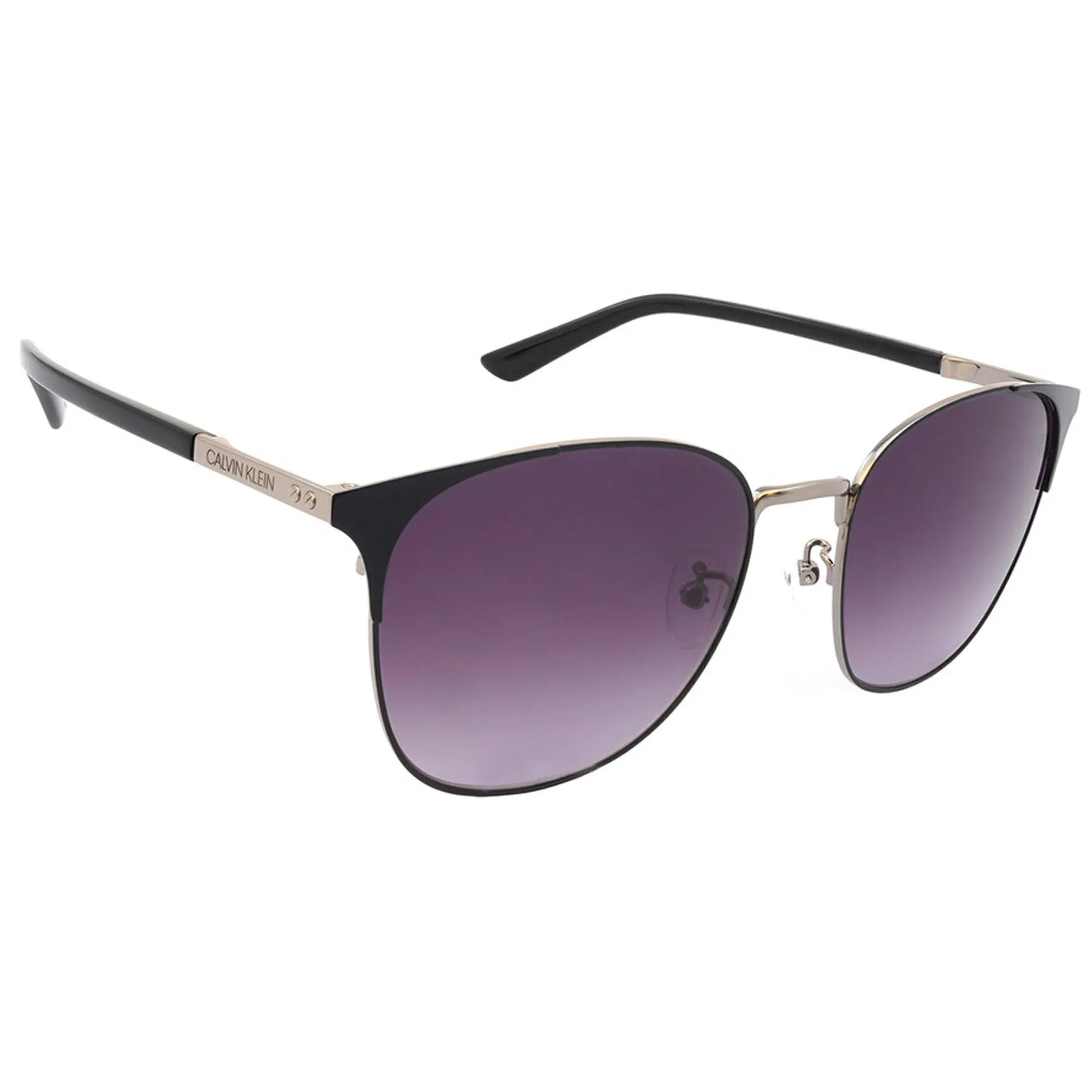 Calvin Klein Unisex Sunglasses - Gun Metal Cat Eye Frame | CALVIN KLEIN CK19322SK 008