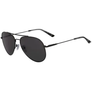 Calvin Klein Unisex Sunglasses - Gun Metal Pilot Frame | CALVIN KLEIN CK18105S 008