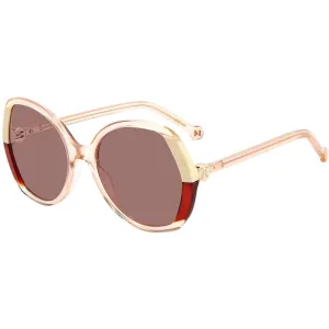 Carolina Herrera Women's Sunglasses - Nude Beige Butterfly Frame | CH 0051/S 0LDN/4S