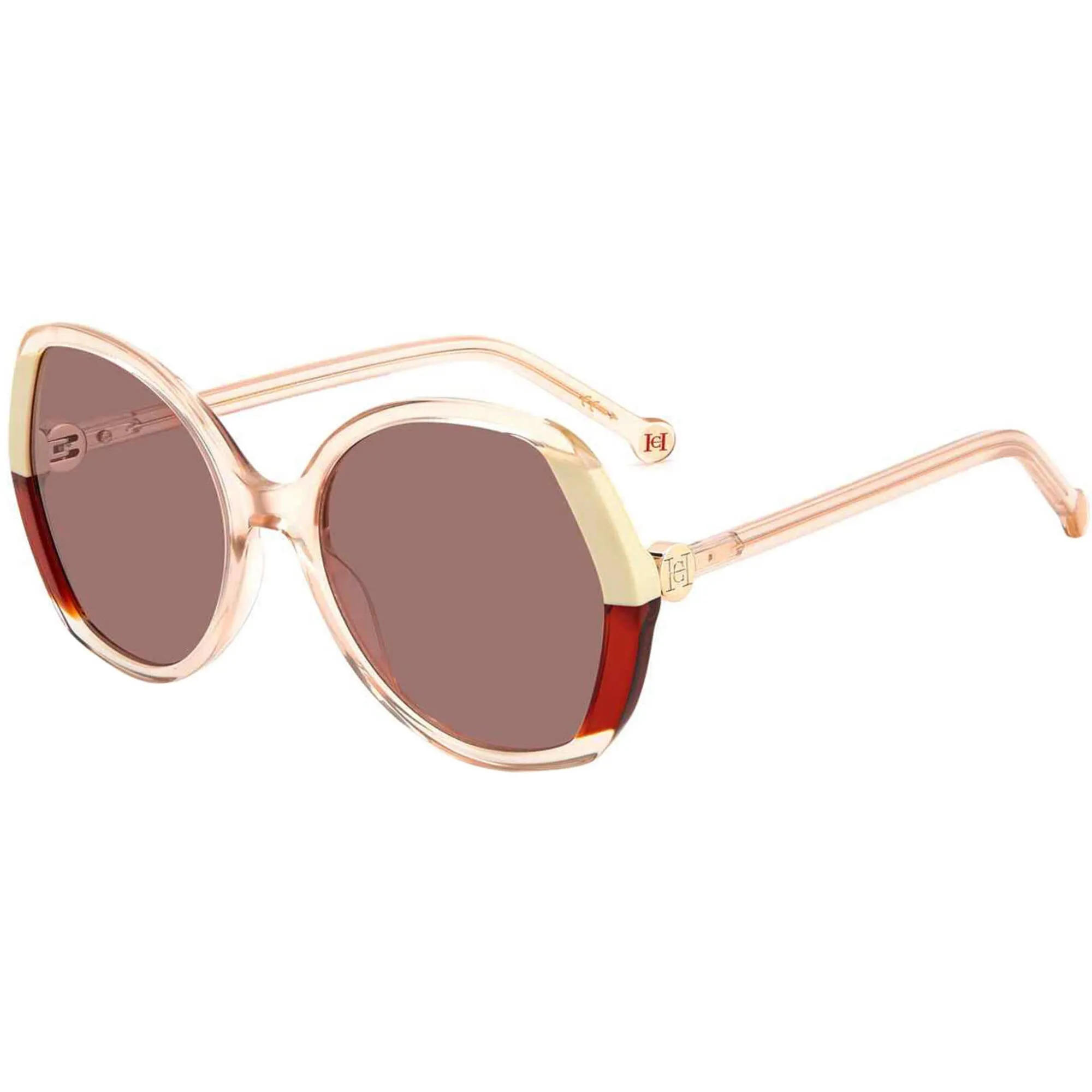 Carolina Herrera Women's Sunglasses - Nude Beige Butterfly Frame | CH 0051/S 0LDN/4S