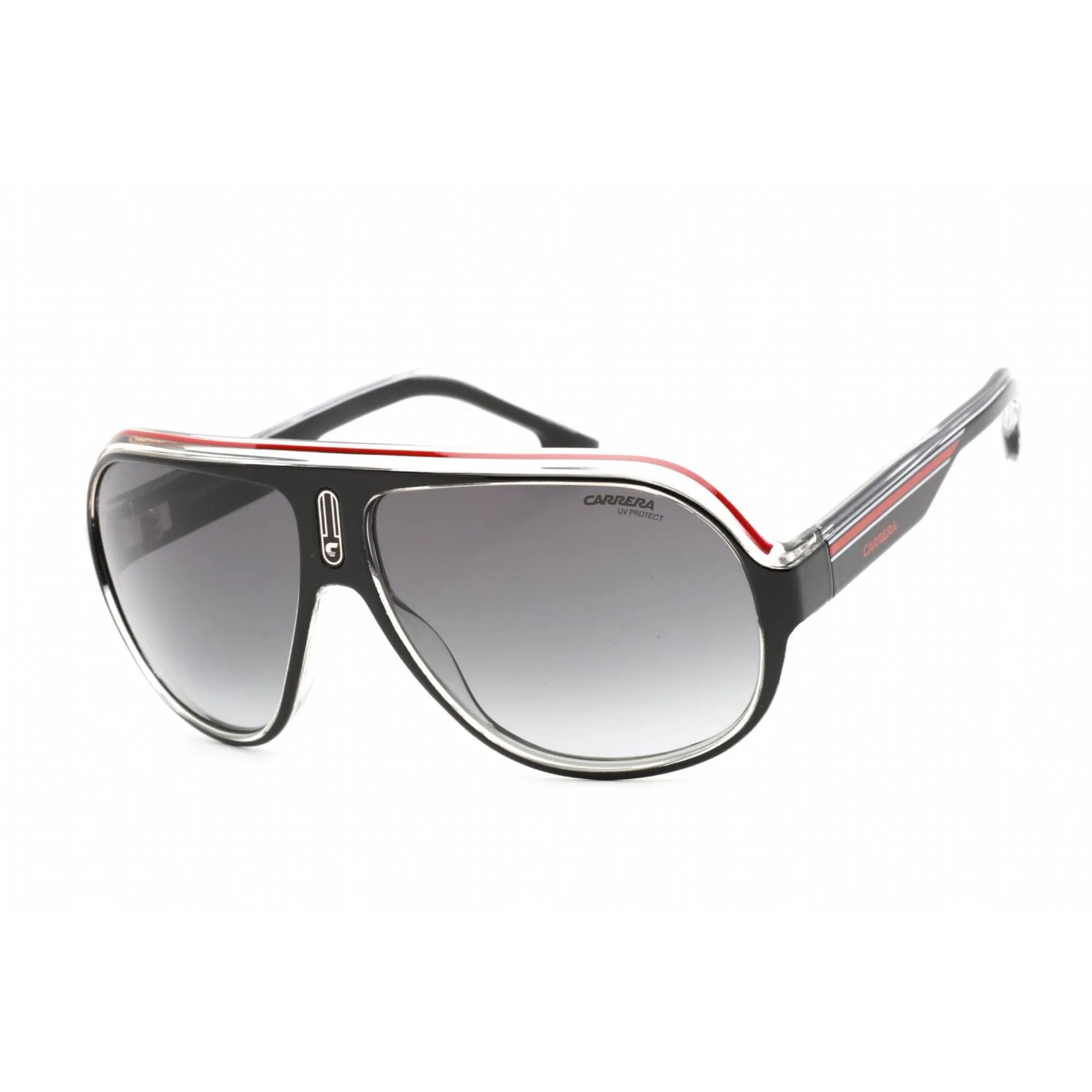 Carrera Men's Sunglasses - Black White Red Plastic Frame | SPEEDWAY/N 0T4O 9O