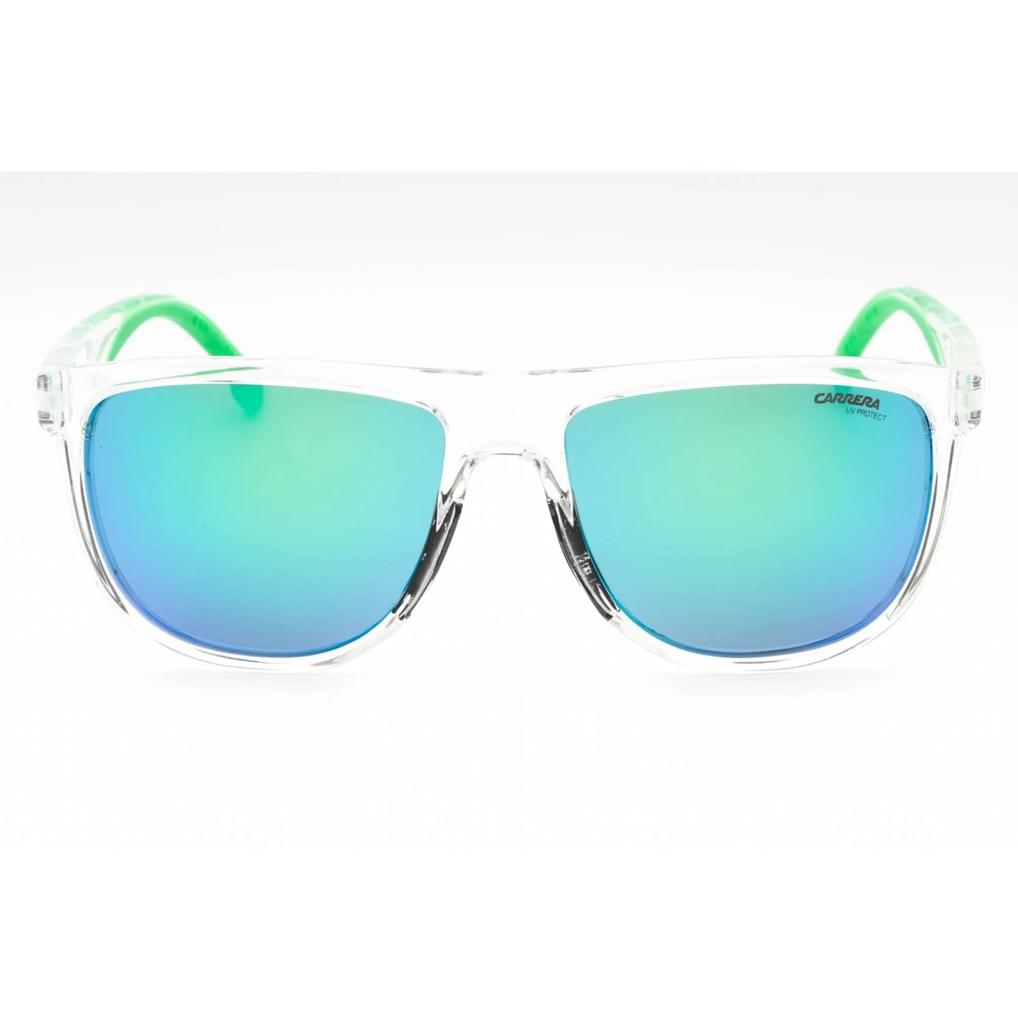 Carrera Men's Sunglasses - Crystal Green Plastic Square Frame | CARRERA 8059/S 00OX Z9