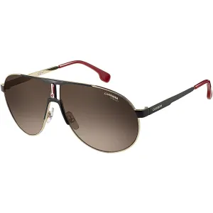 Carrera Unisex Sunglasses - Black Gold Metal Full Rim Navigator Frame | 1005/S 02M2/HA