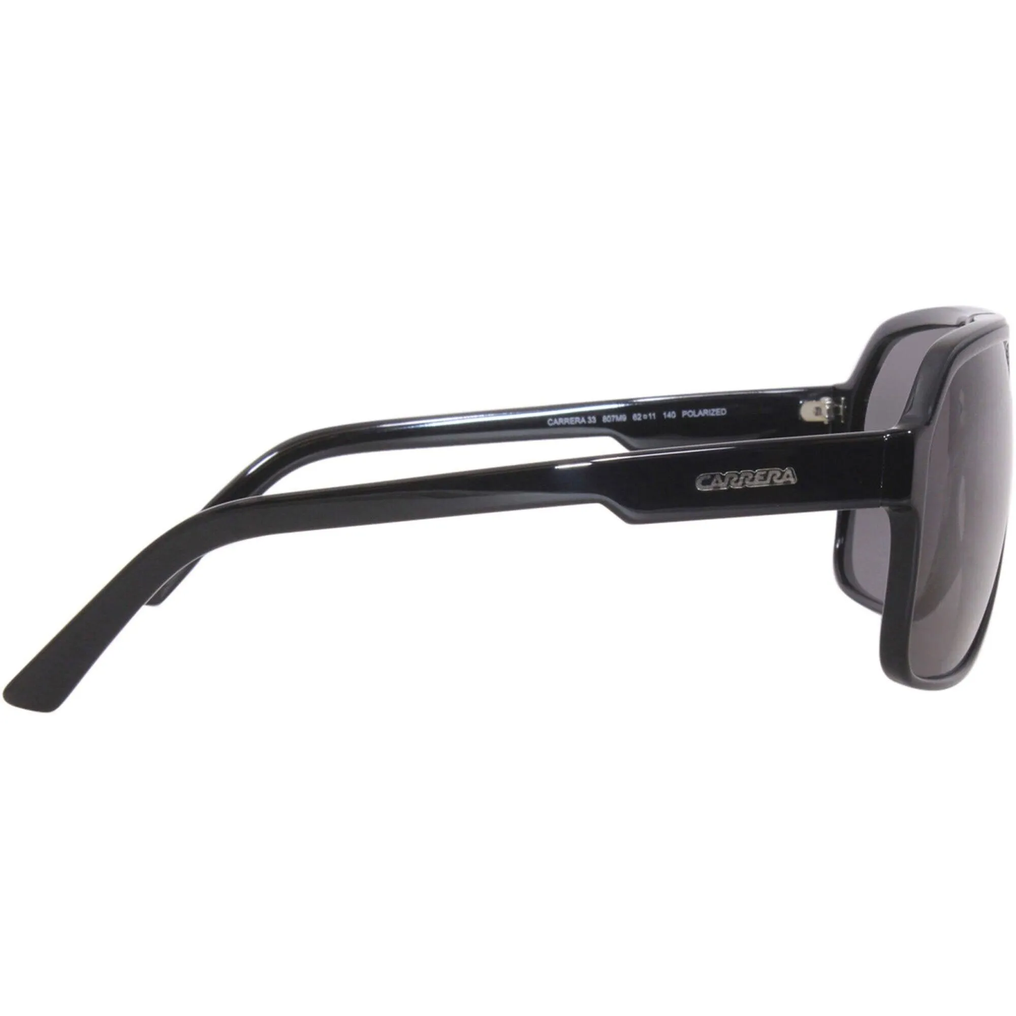 Carrera Unisex Sunglasses - Black navigator Plastic Full-Rim Frame | 33/S 0807