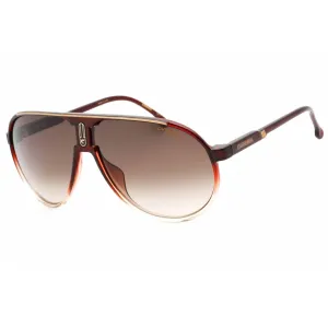 Carrera Unisex Sunglasses - Full Rim Burgundy Plastic Aviator | CHAMPION65/N 07W5 HA