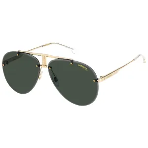 Carrera Unisex Sunglasses - Gold Metal Full Rim Pilot Frame Green Lens | 1032/S 0J5G