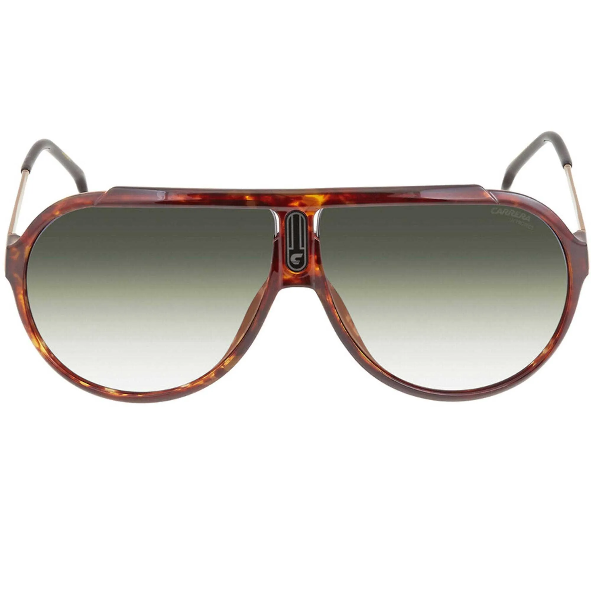 Carrera Unisex Sunglasses - Havana Frame Green Gradient Lenses | ENDURANCE65/N 0086