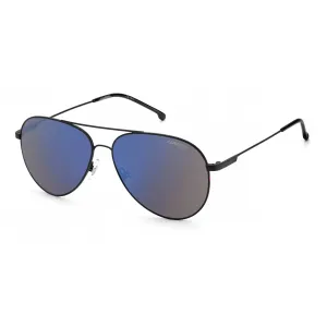 Carrera Unisex Sunglasses - Matte Black Metal Full Rim Aviator Frame | 2031T/S 0003/XT