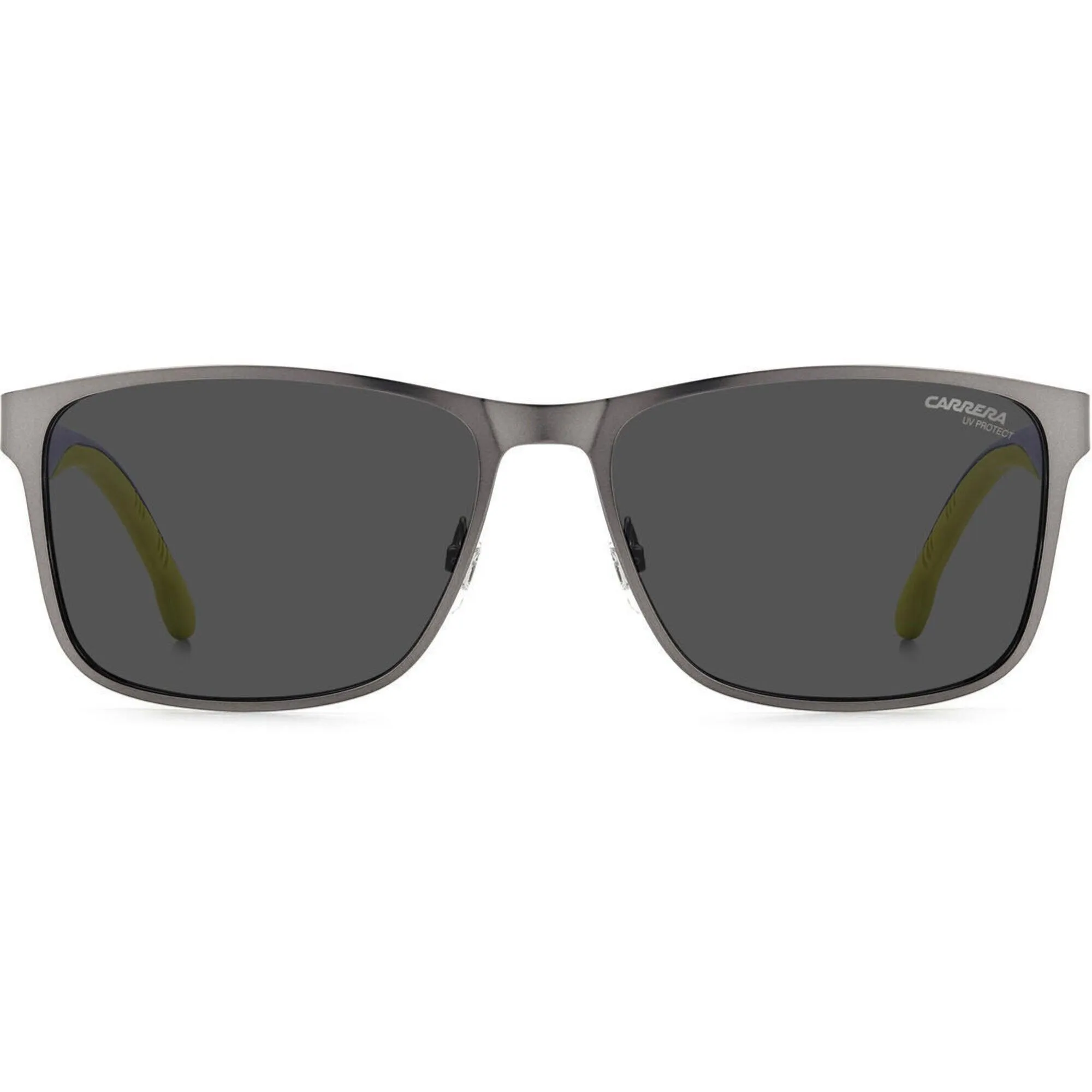 Carrera Unisex Sunglasses - Matte Ruthenium Plastic Rectangular Frame | 2037T/S 0R80