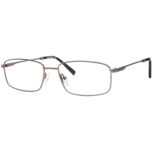 Chesterfield Men's Eyeglasses - Silver Metal Rectangular Frame Demo Lens | CH 892 0YB7