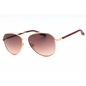 Converse Unisex Sunglasses - Satin Rose Gold Metal Full Rim Aviator Frame | CV307S 781