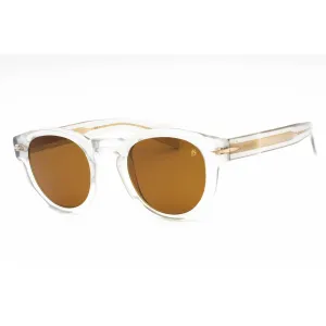 David Beckham Men's Sunglasses - Grey Plastic Round Full Rim Frame | DB 7041/S 0KB7 70