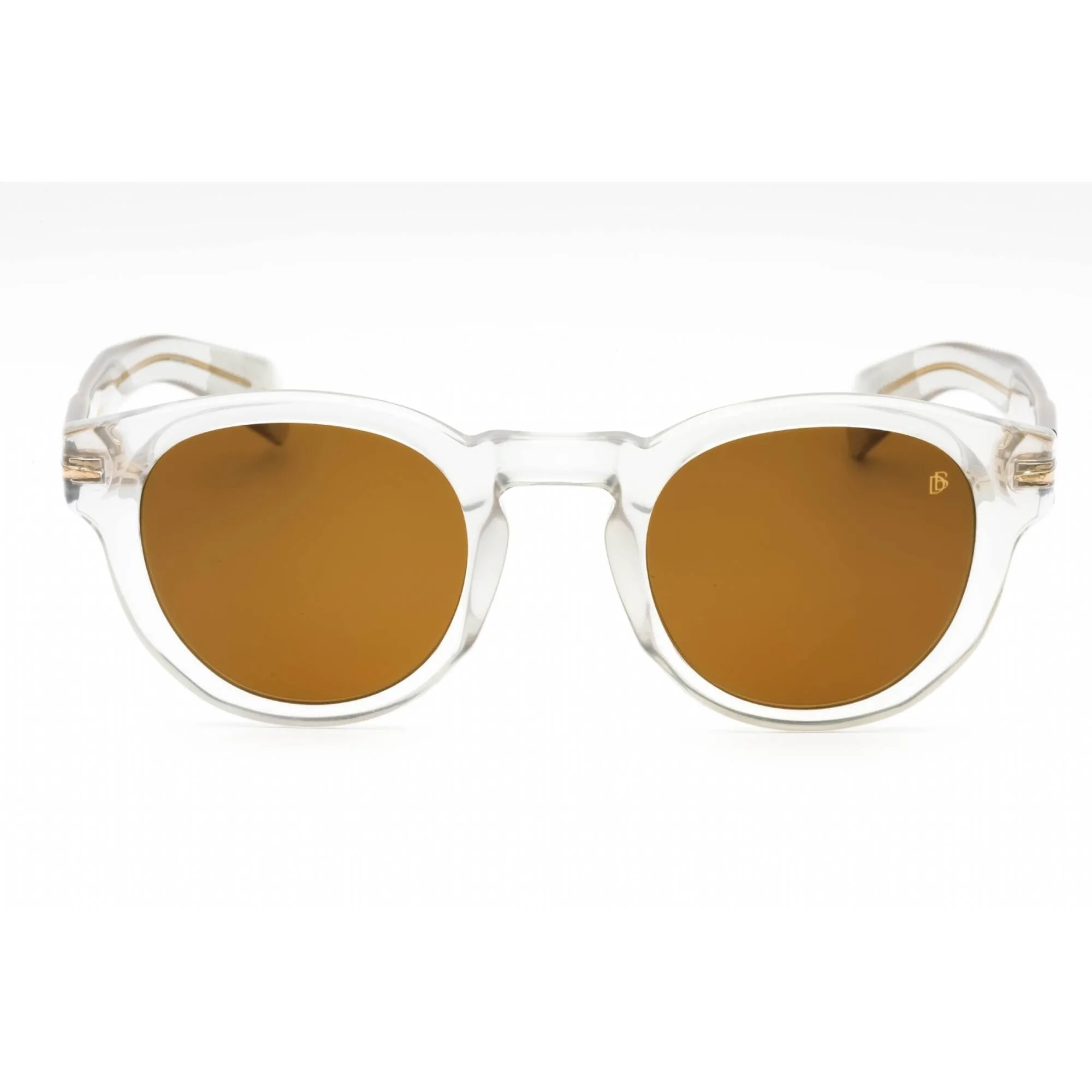 David Beckham Men's Sunglasses - Grey Plastic Round Full Rim Frame | DB 7041/S 0KB7 70