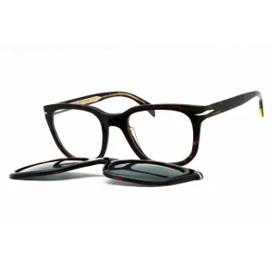 David Beckham Men's Sunglasses - Havana Plastic Full Rim Square | DB 7043/CS 0086 M9