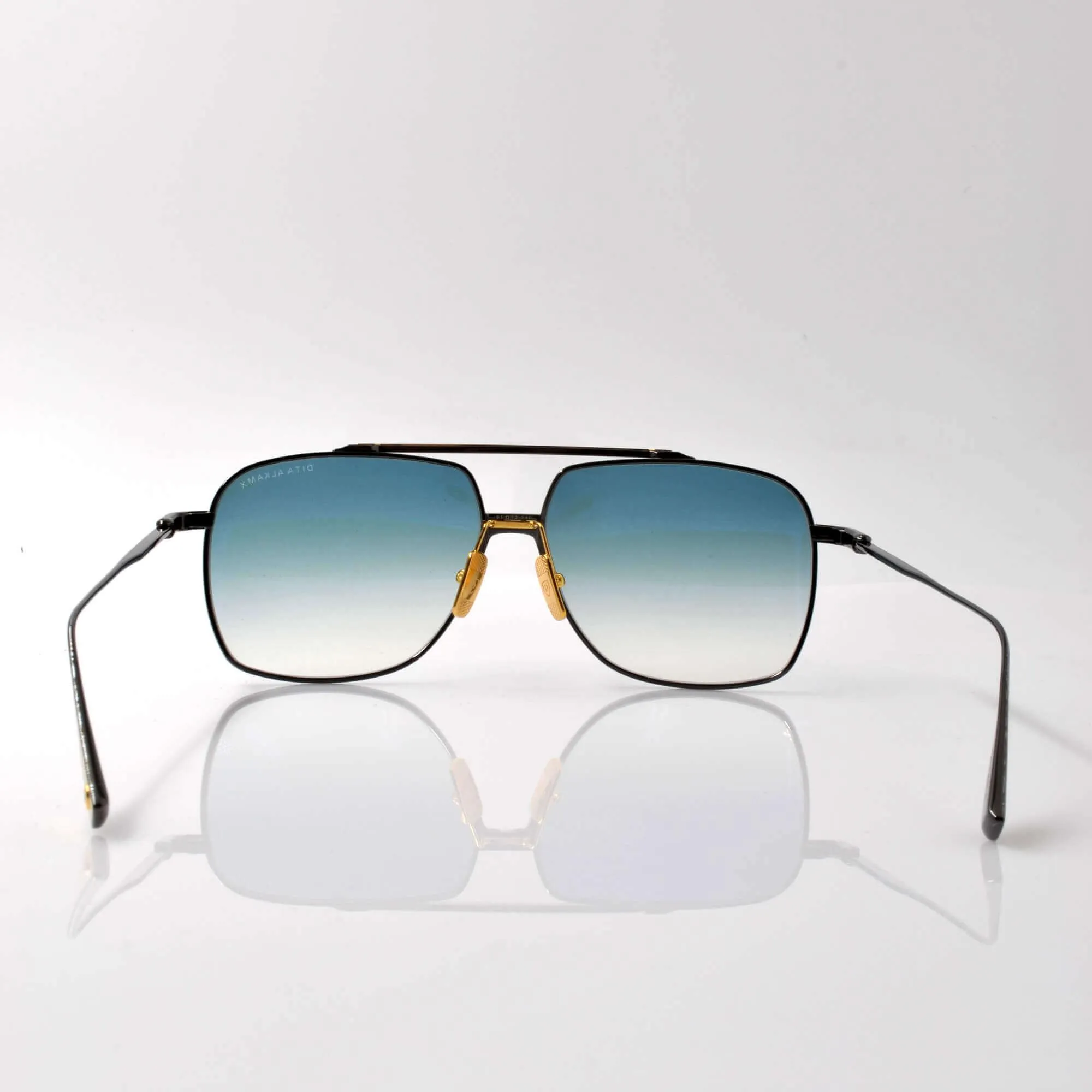 Dita Unisex Sunglasses - Dark Turquoise Gradient Lens Frame | Alkamx DTS100-A-02