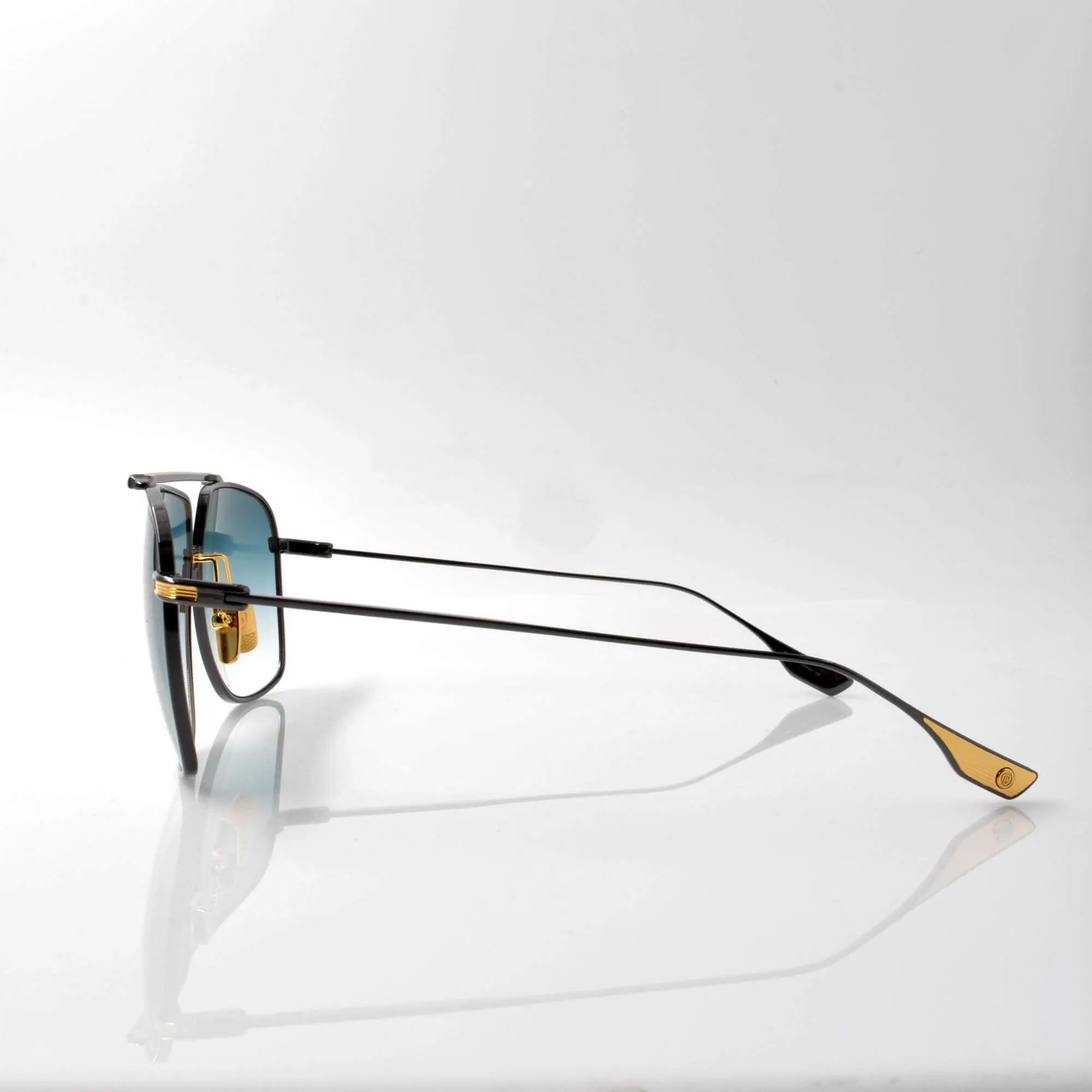 Dita Unisex Sunglasses - Dark Turquoise Gradient Lens Frame | Alkamx DTS100-A-02