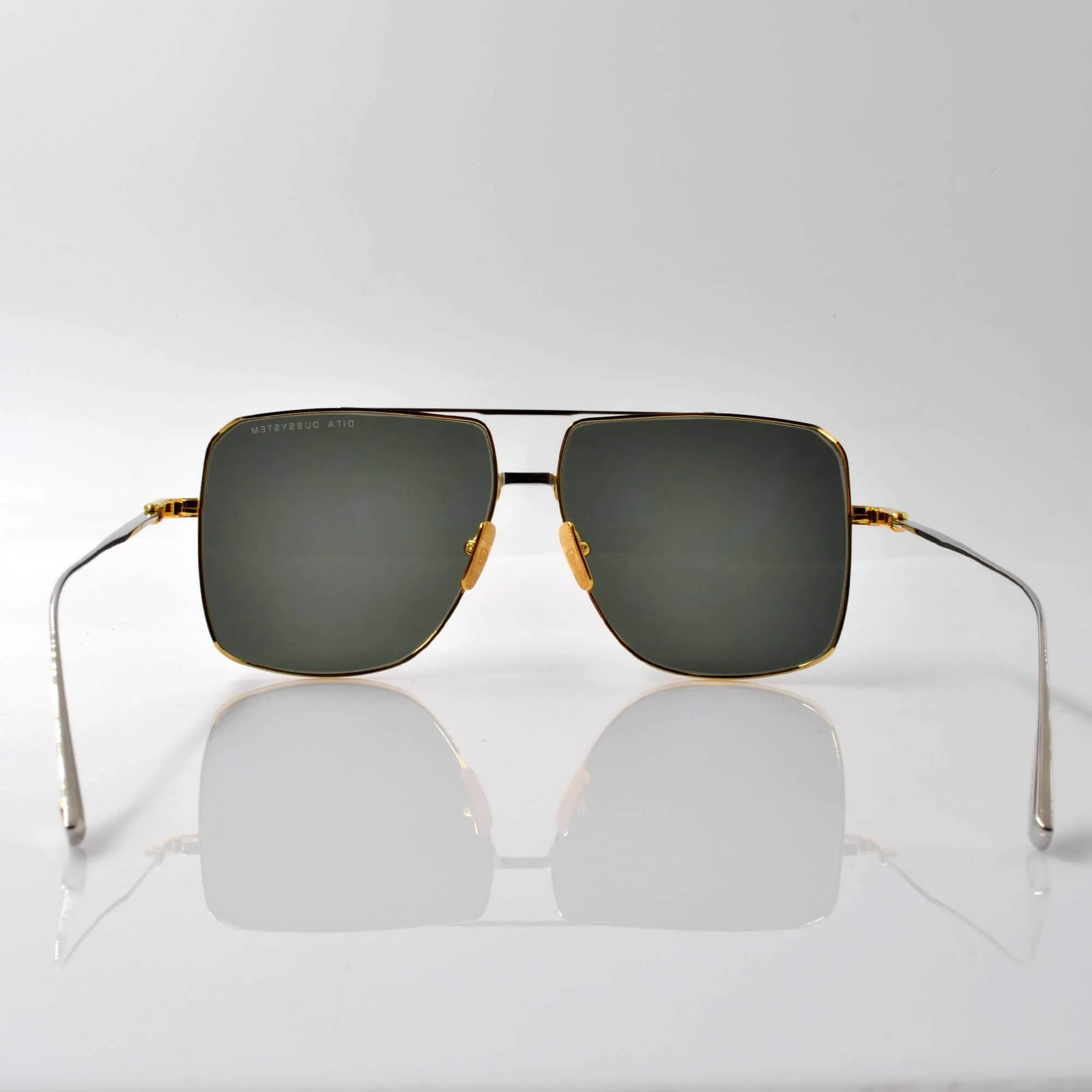 Dita Unisex Sunglasses - G-15 Lens Yellow Gold/Silver Frame | Dubsystem DTS157-A-01