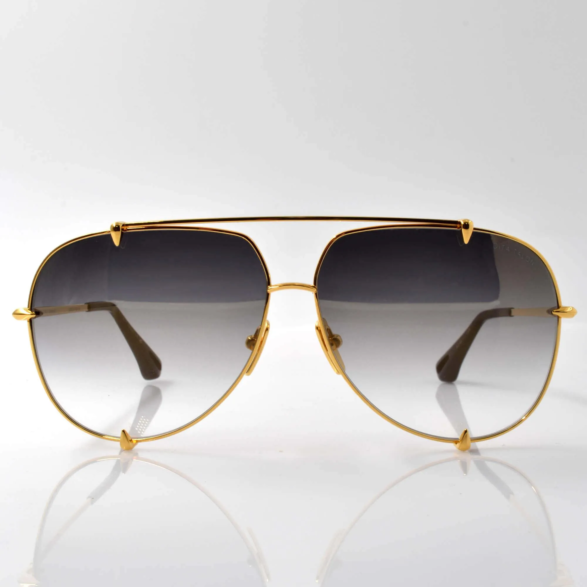 Dita Unisex Sunglasses - Grey Gradient with Gold Flash Lens | Talon 23007-D-18K-62-Z