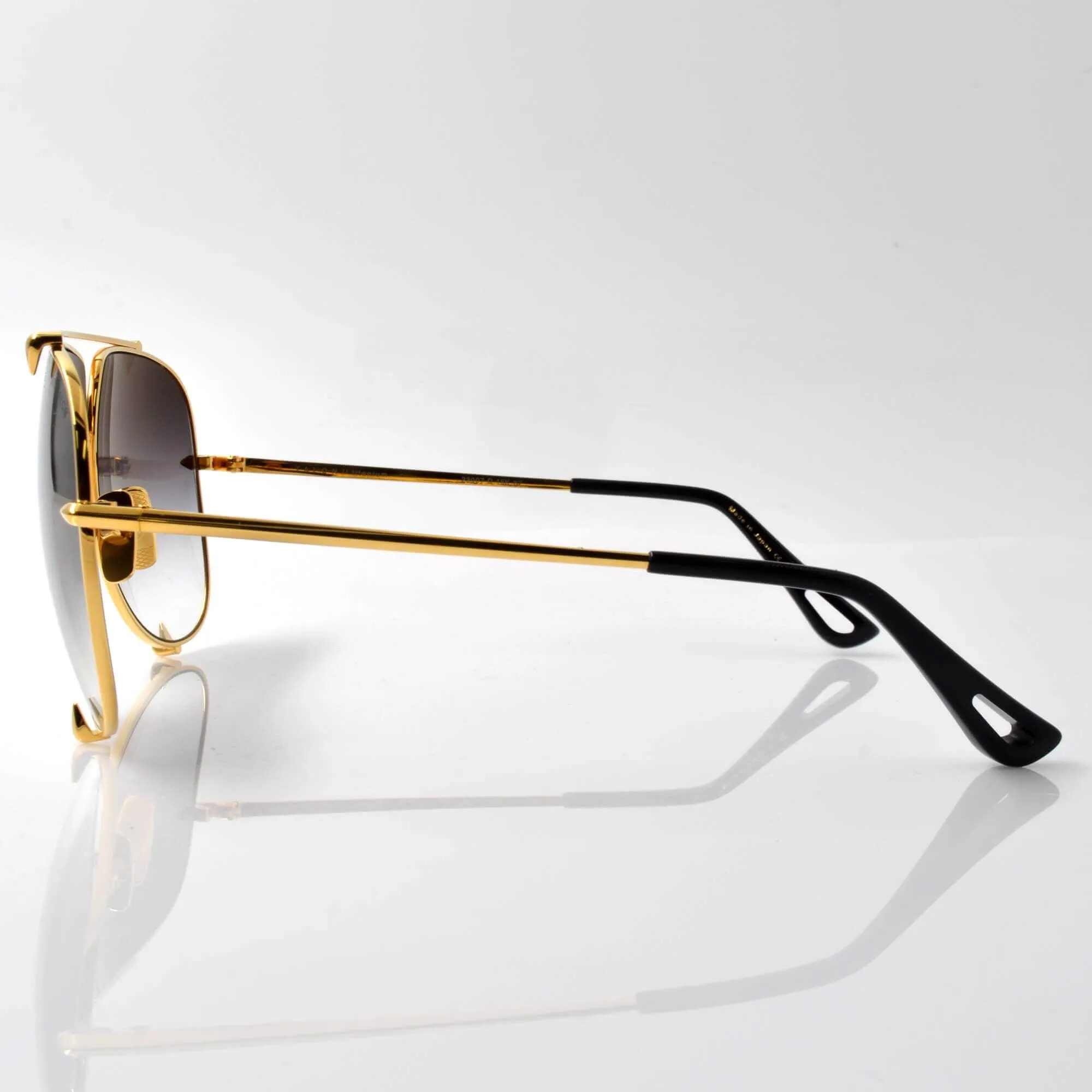 Dita Unisex Sunglasses - Grey Gradient with Gold Flash Lens | Talon 23007-D-18K-62-Z