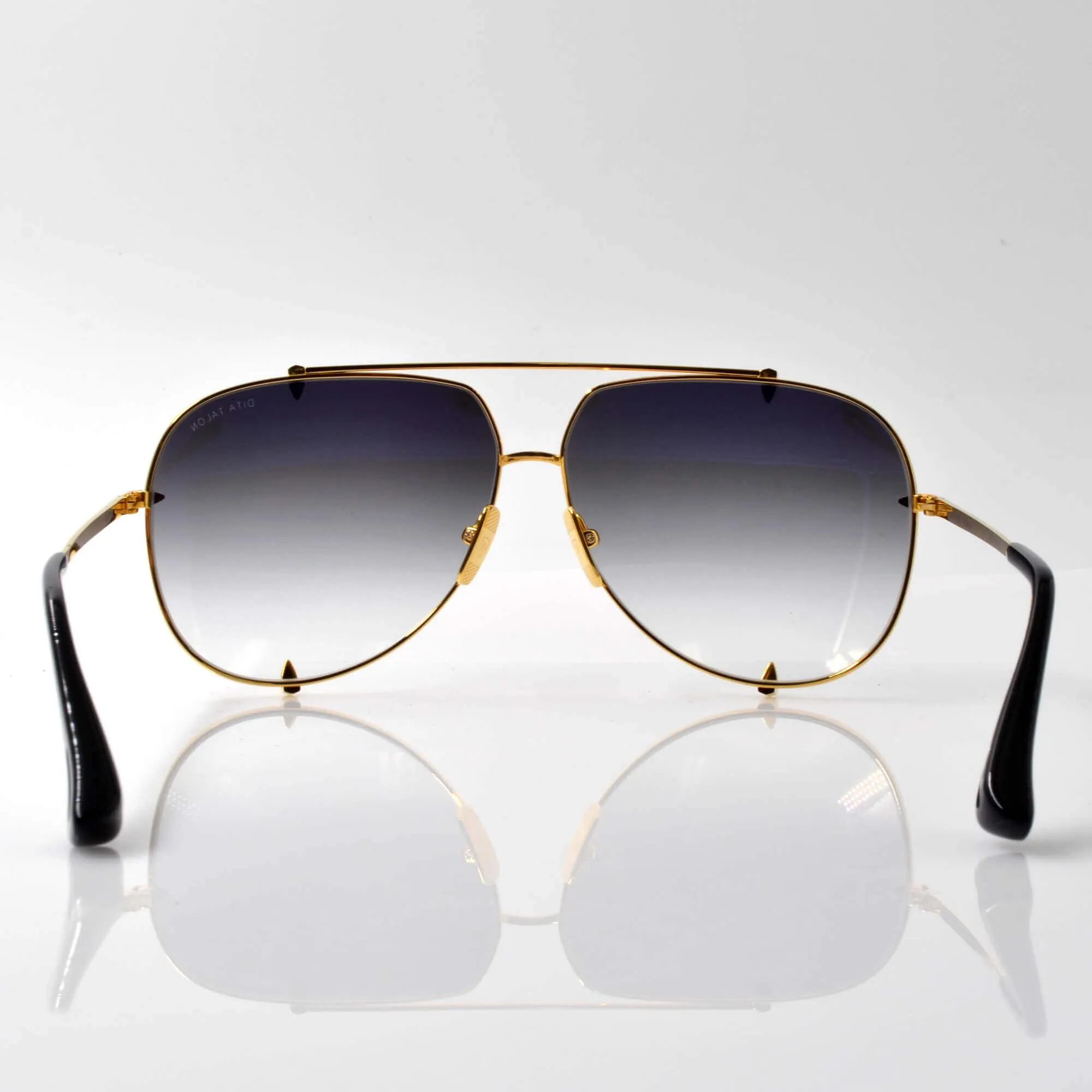 Dita Unisex Sunglasses - Grey Gradient with Gold Flash Lens | Talon 23007-D-18K-62-Z