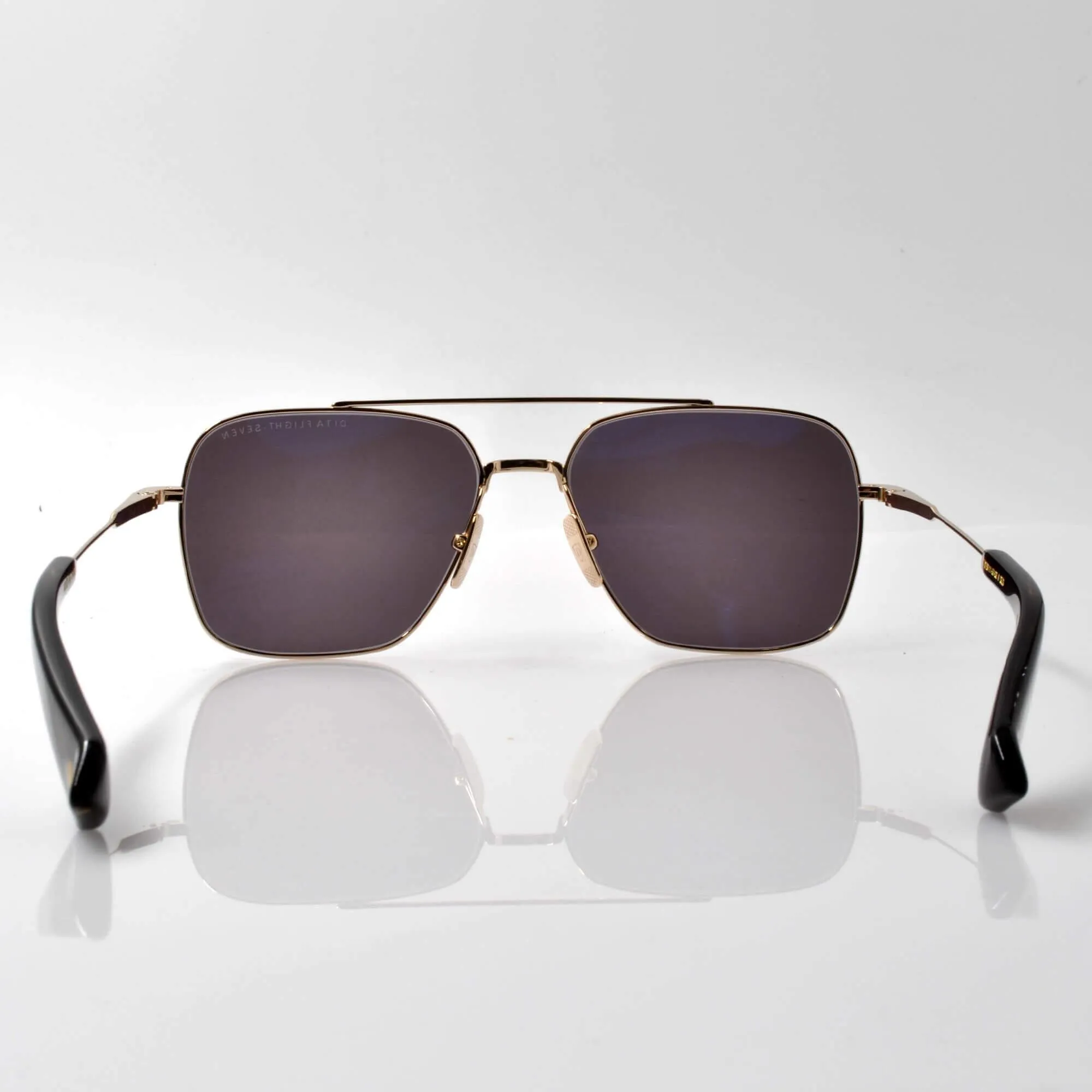 Dita Unisex Sunglasses - Grey Lens White Gold Frame | Flight-Seven DTS111-57-02-Z
