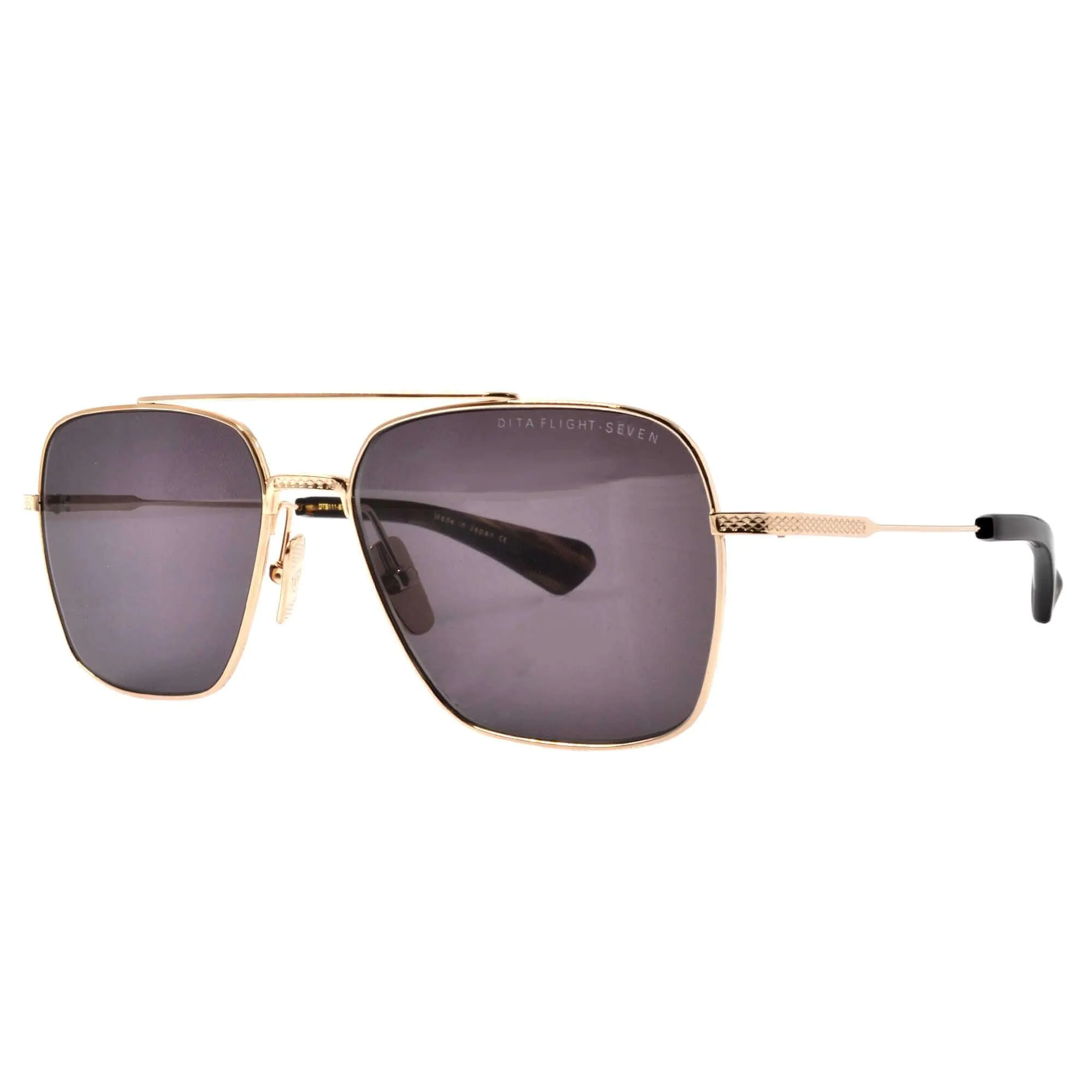 Dita Unisex Sunglasses - Grey Lens White Gold Frame | Flight-Seven DTS111-57-02-Z