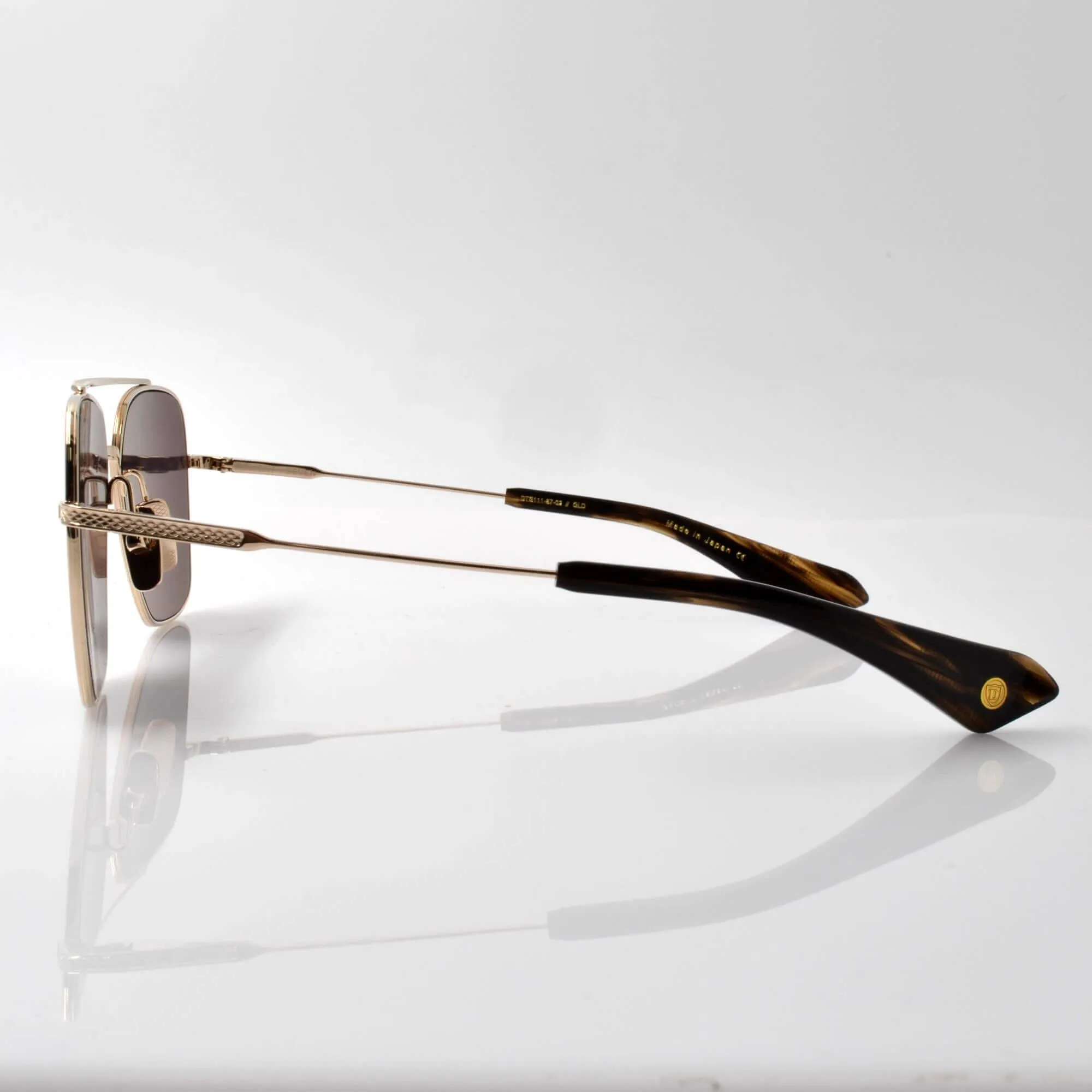 Dita Unisex Sunglasses - Grey Lens White Gold Frame | Flight-Seven DTS111-57-02-Z