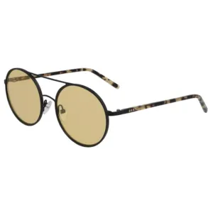 Dkny Unisex Sunglasses - Metal Full Rim Round Frame Yellow Lens | DKNY DK300S 700