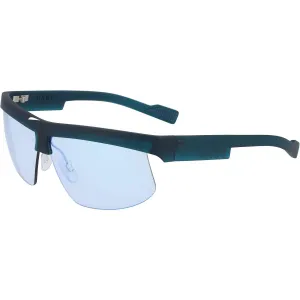 Dkny Unisex Sunglasses - Teal Plastic Half Rim Wraparound Frame | DKNY DK515S 330