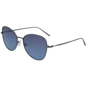 Dkny Women's Sunglasses - Navy Metal Butterfly Frame Blue Lens | DKNY DK104S 415