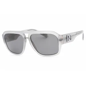 Dolce & Gabbana Men's Sunglasses - Opal Grey Pilot Full Rim Frame | 0DG4403 342181