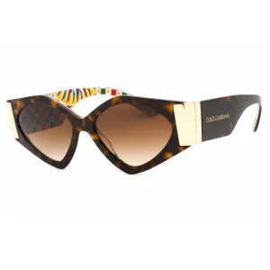 Dolce & Gabbana Women's Sunglasses - Dark Havana Cat Eye Full Rim | 0DG4396 321713