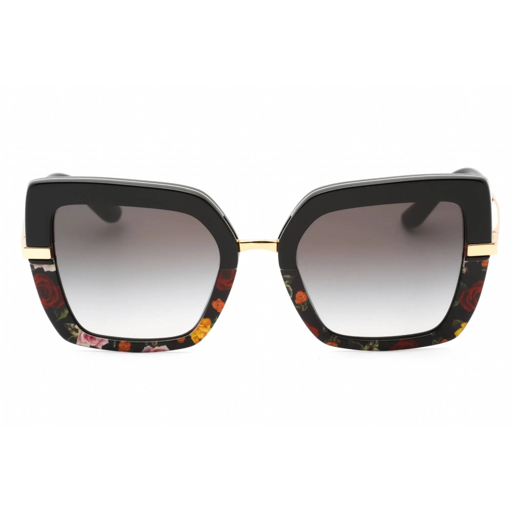 Dolce & Gabbana Women's Sunglasses - Pattern Black Square Full Rim | 0DG4373 34008G