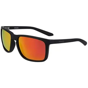 Dragon Men's Sunglasses - Matte Black Plastic Rectangular Frame | DR MELEE XL ION 4
