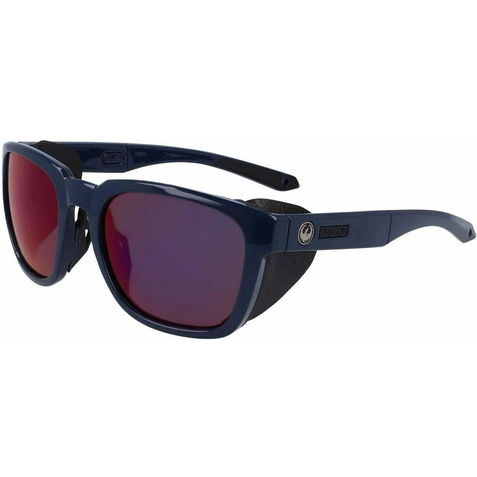 Dragon Men's Sunglasses - Navy Plastic Rectangular Frame | DR EXCURSION X LL 416