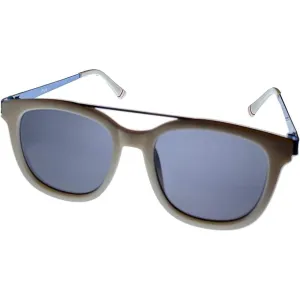 Fila Unisex Sunglasses - Matt White Plastic Pilot Frame Grey Lens | FILA SF9335 06VC