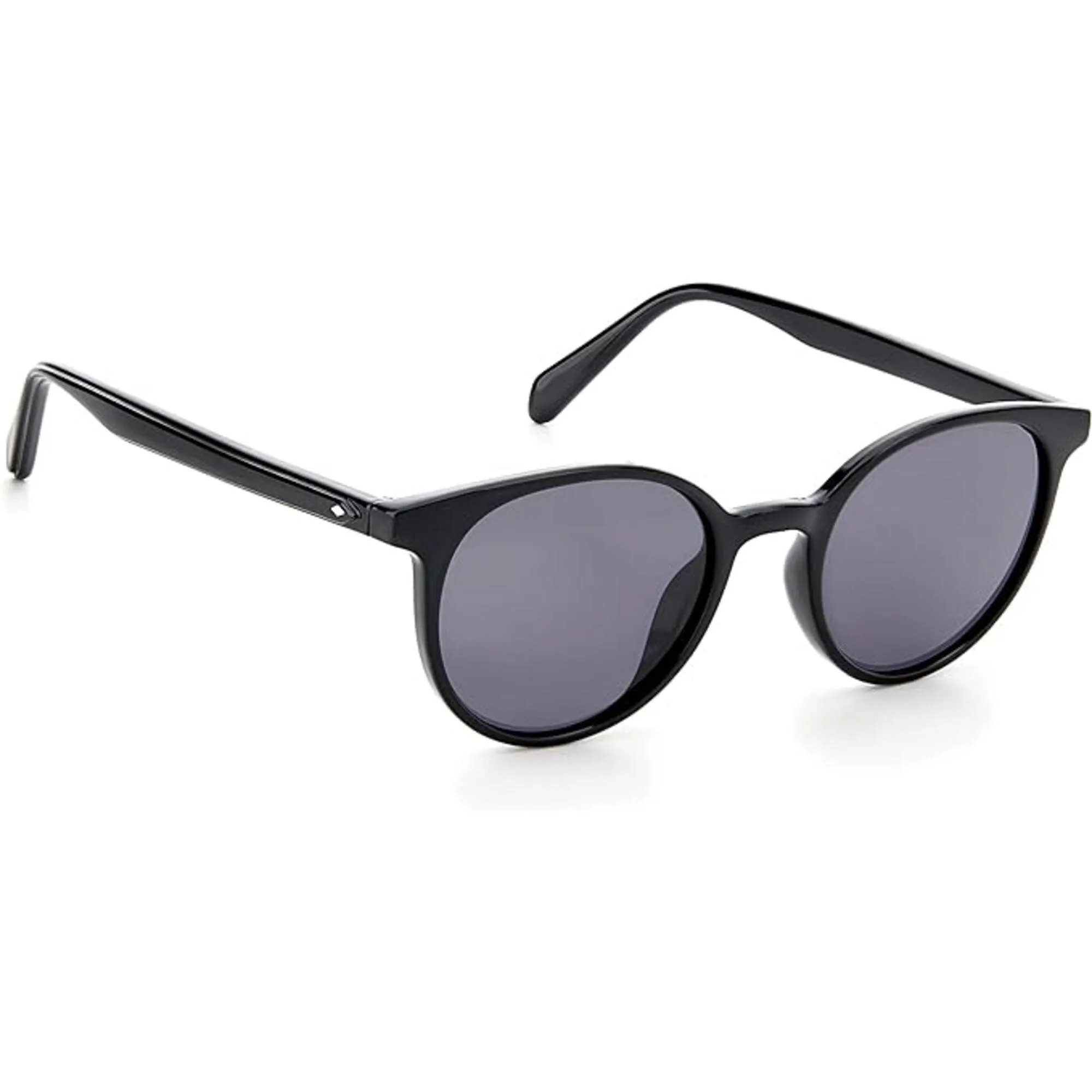 Fossil Unisex Sunglasses - Black Cat Eye Frame Grey Lens | FOSSIL FOS 3115/G/S S