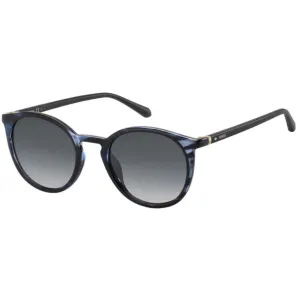 Fossil Unisex Sunglasses - Blue Horn Plastic Cat Eye Frame | FOSSIL FOS 3092/S S