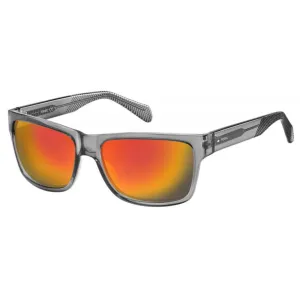Fossil Unisex Sunglasses - Grey Plastic Rectangular Frame | FOSSIL FOS 3097/S S