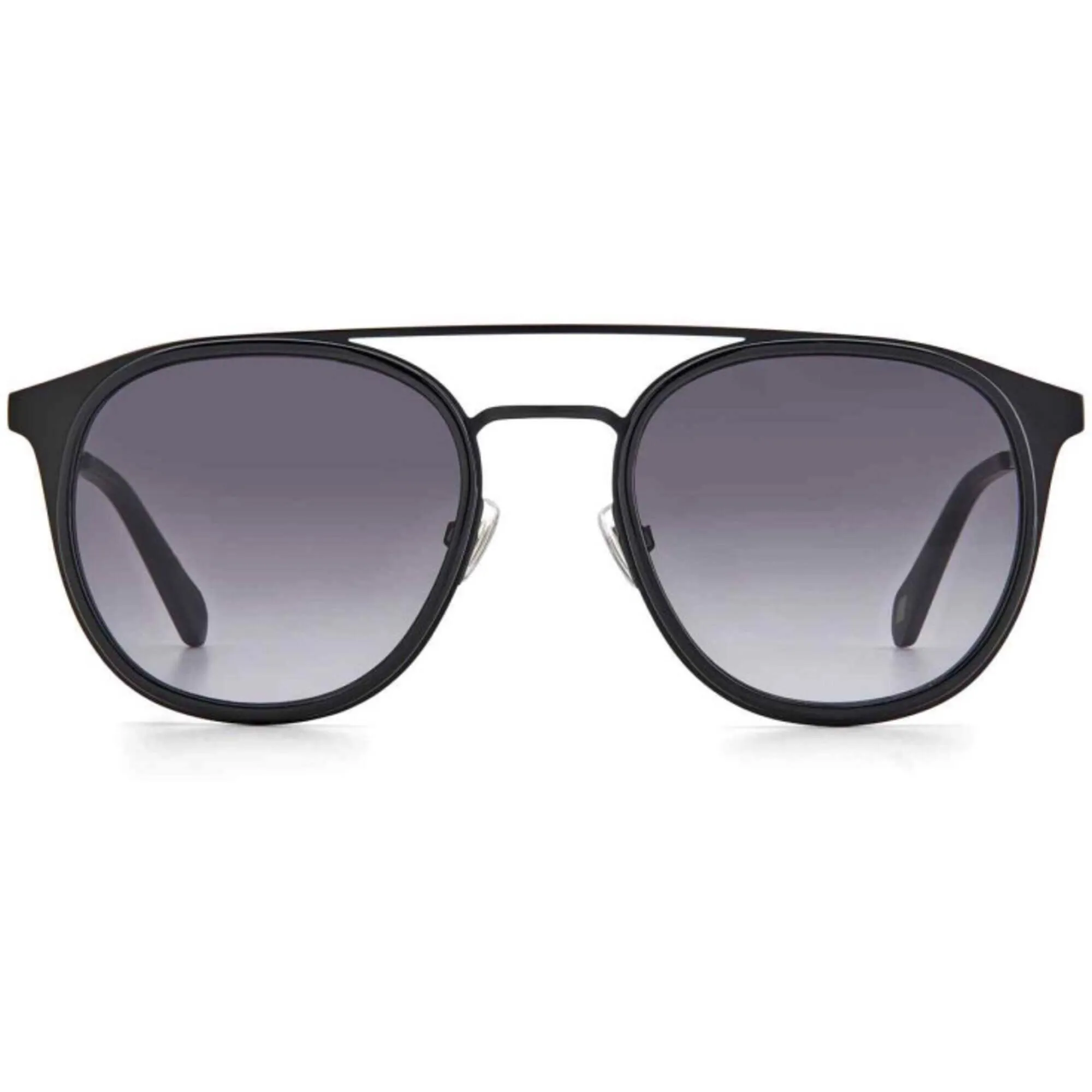 Fossil Unisex Sunglasses - Matte Black Metal Pilot Frame | FOSSIL FOS 2110/G/S S