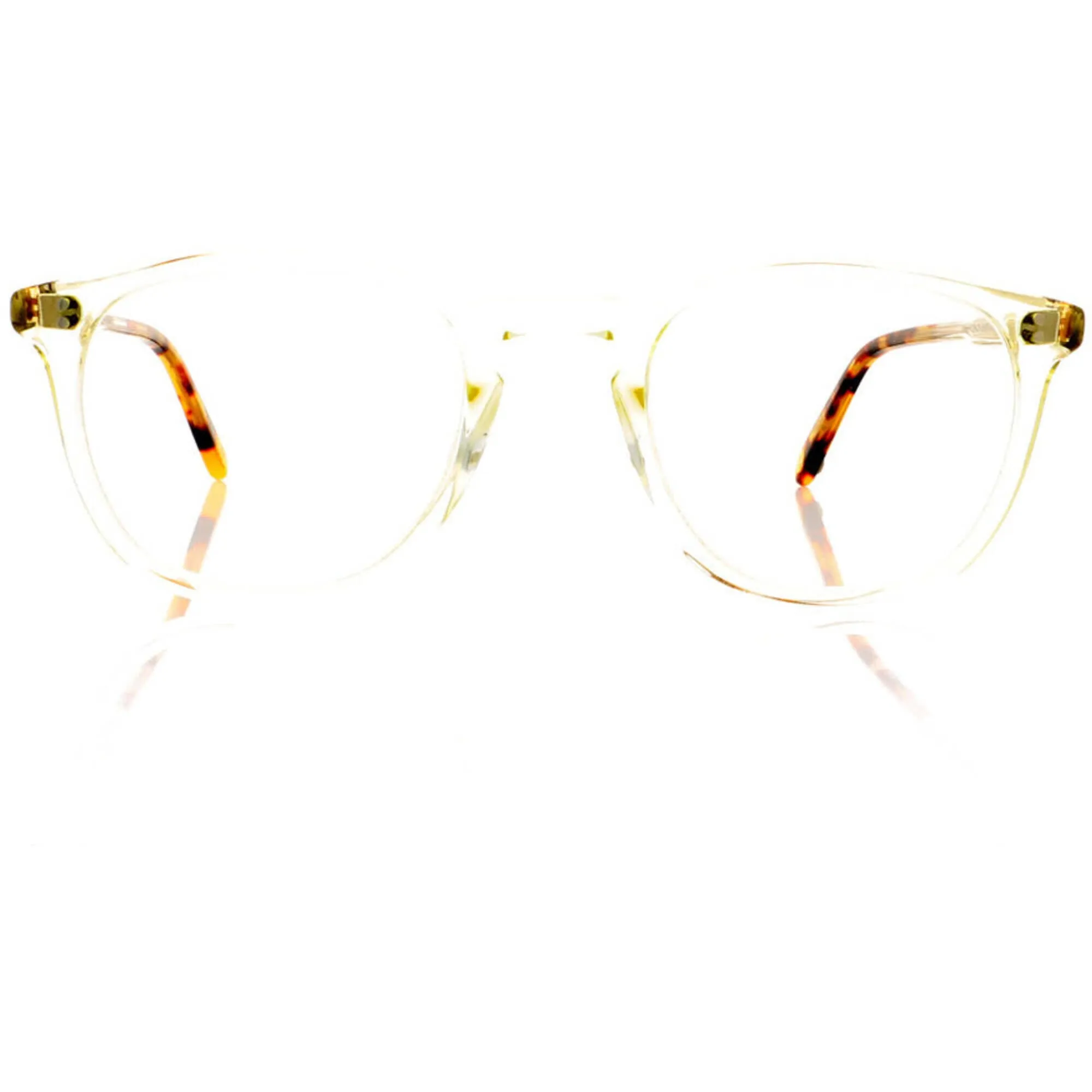 Garrett Leight Women's Sunglasses - Demo Lens Square Full Rim | KINNEY GF CH-CH DKTF